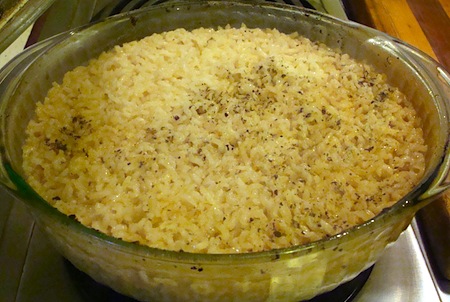 baked tasty rice