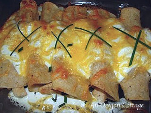 chicken-lime enchiladas