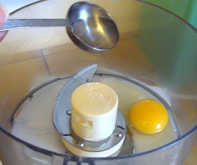 making mayo
