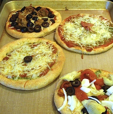 individual pizzas