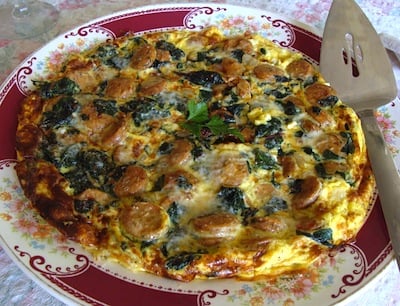 swiss chard frittata