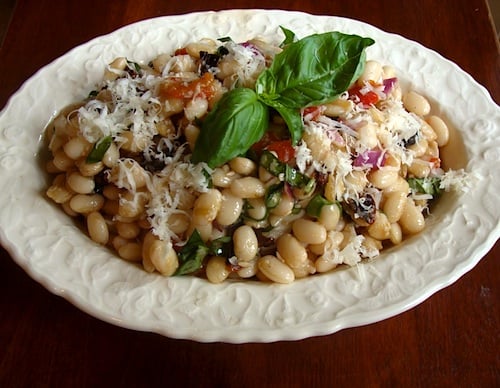 tuscan white bean salad tuscan white bean salad