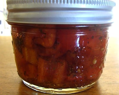 canned bruschetta