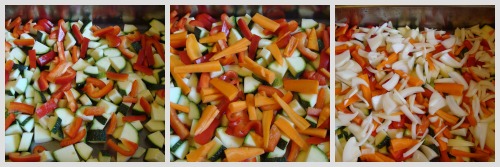 adding vegetables