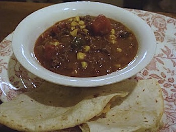 Spicy Beef, Tomato-Corn Stew