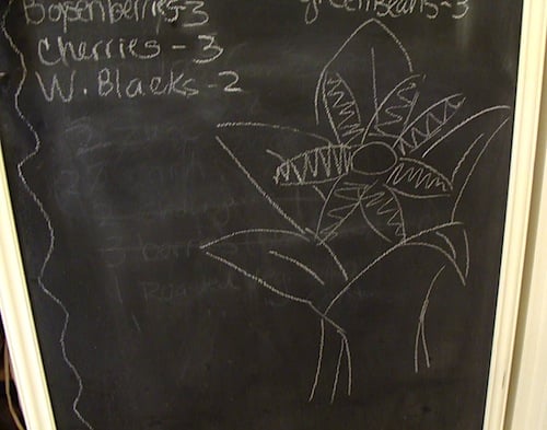 chalkboard freezer bottom