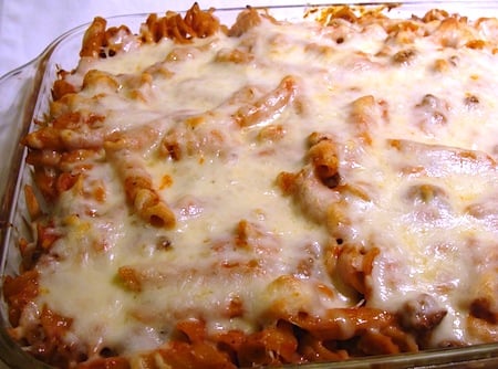 cheesy baked pasta
