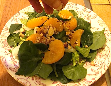 Orange Almond Salad