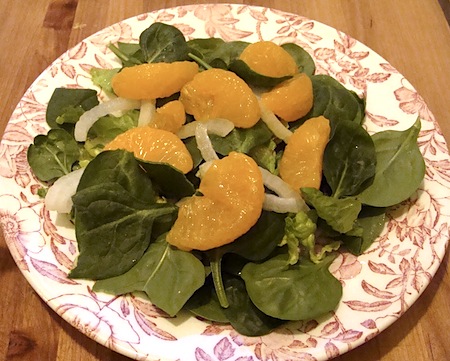 oranges on salad