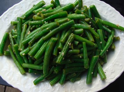 garlic green beans
