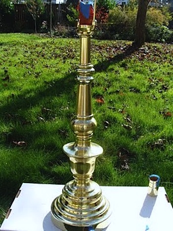 shiny brass lamp shiny brass lamp