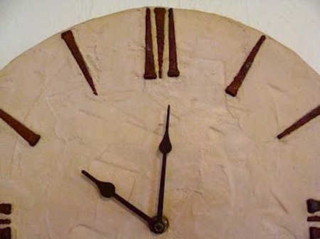 wall clock nail numbers