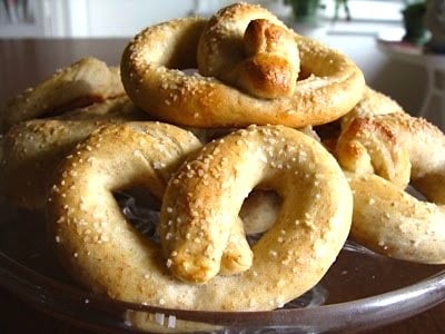 homemade pretzels