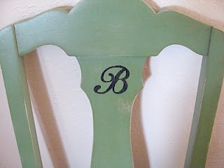 monogramed-green-chair monogramed-green-chair
