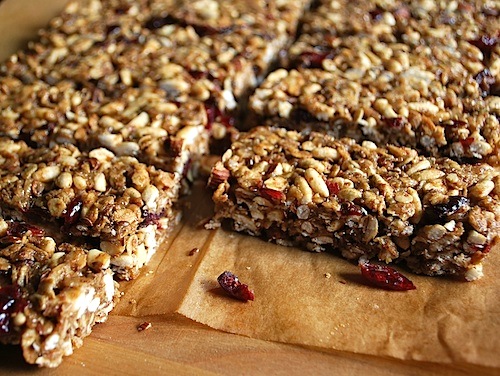 Cranberry-Almond Granola Bars
