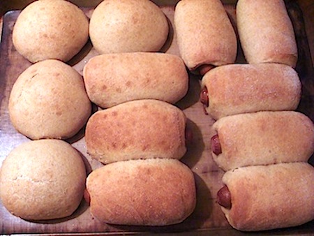whole grain pigs-in-a-blanket