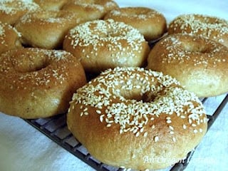 Sourdough Bagels Sourdough Bagels