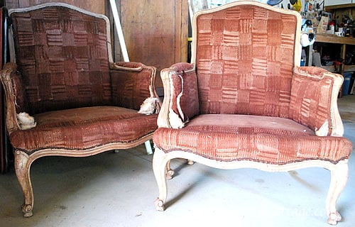 French chairs before French chairs before