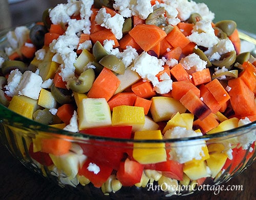 Chopped Salad in bowl