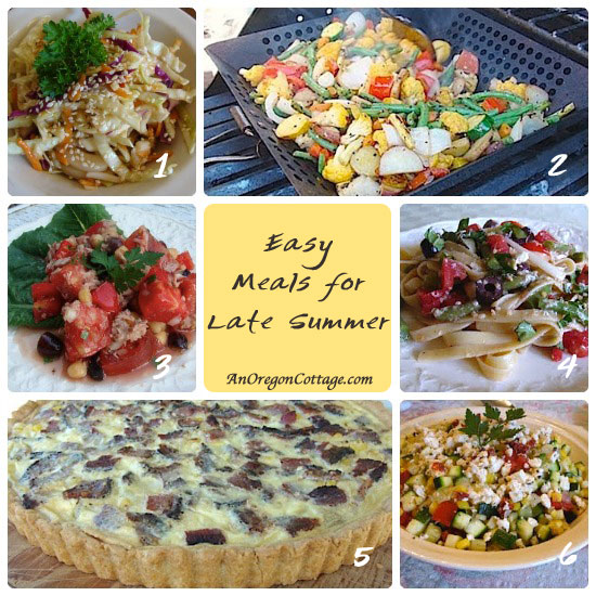 Easy-Late-Summer-Meals Easy late summer meals