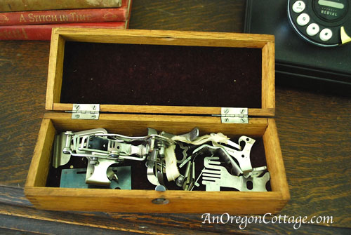 opened accessory box