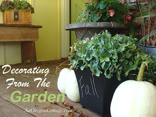Decorating from the garden