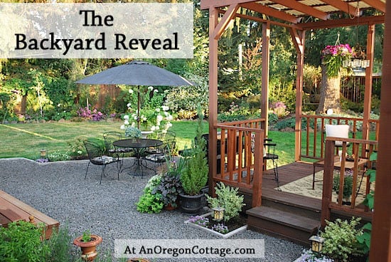 Backyard Makeover backyard reveal