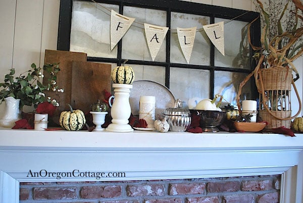 Fall-thrifted-mantel