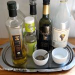 Silver oli-vinegar tray