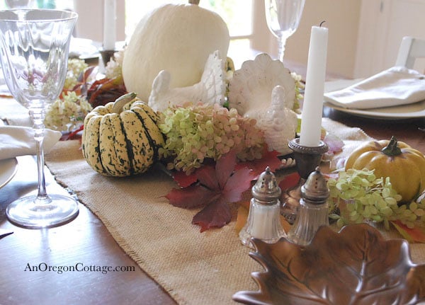 white-ceramic-turkey-centerpiece White Ceramic Turkey Centerpiece