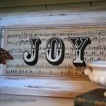 holiday sheet music joy sign