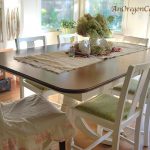 table and chairs after
