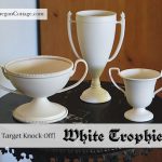 White Painted Trophies