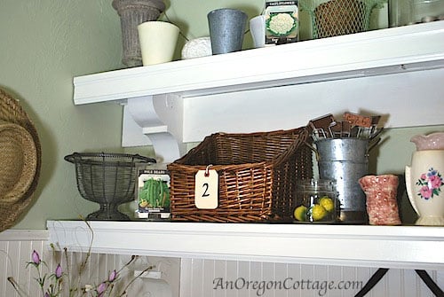 basket-on-mudroom-shelves