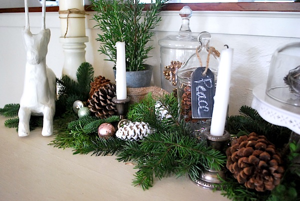 sideboard-vignette-with-deer sideboard-vignette-with-deer