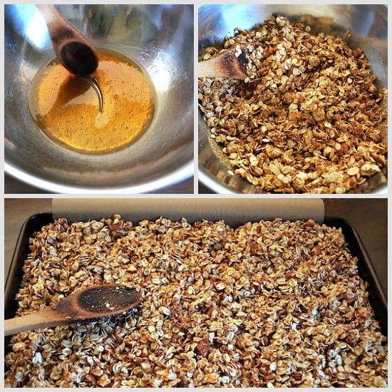 Making Granola Bark