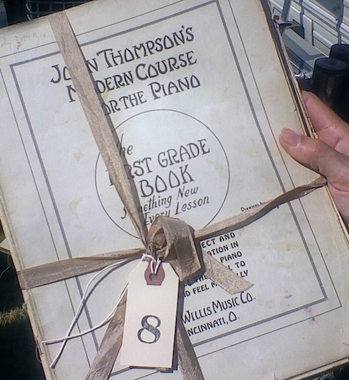 vintage music sheets