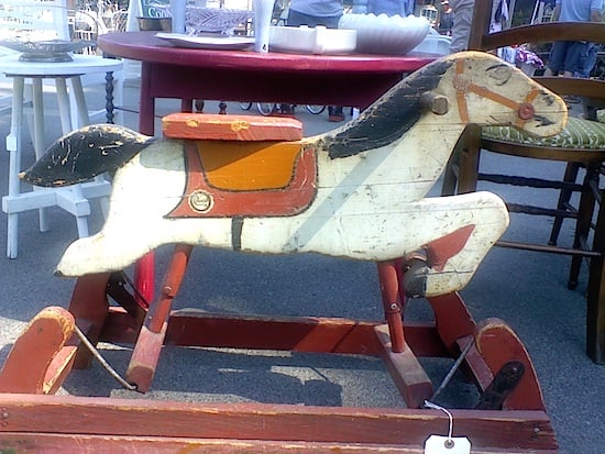 vintage rocking horse