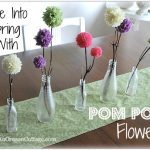 Ease Into Spring pom-pom flowers