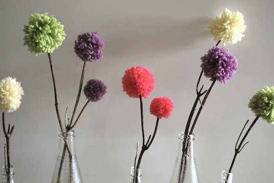 pom pom flowers
