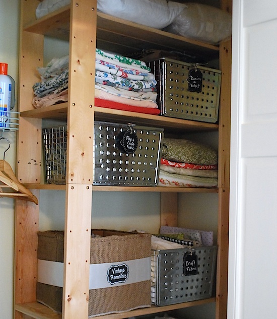 upper wood shelves